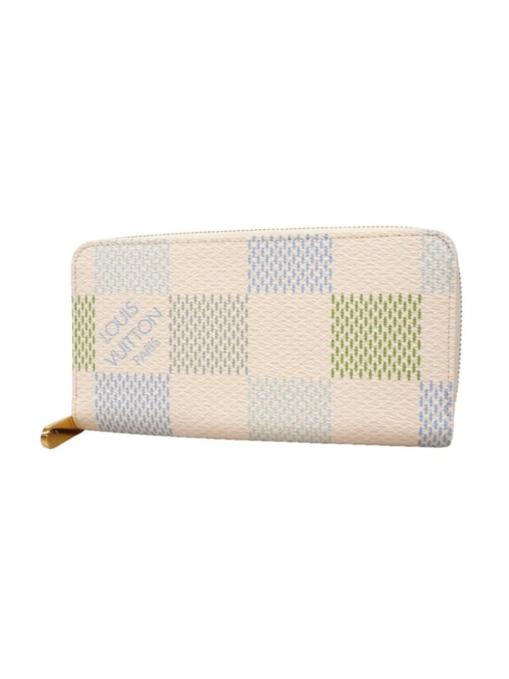 Louis Vuitton Wallet Damier Licious Zippy Pistachio Green